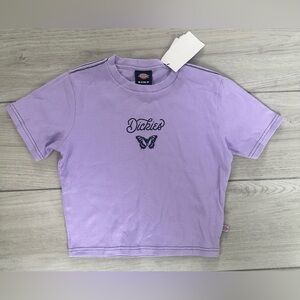 NWT Light Purple DICKIES Crop Top